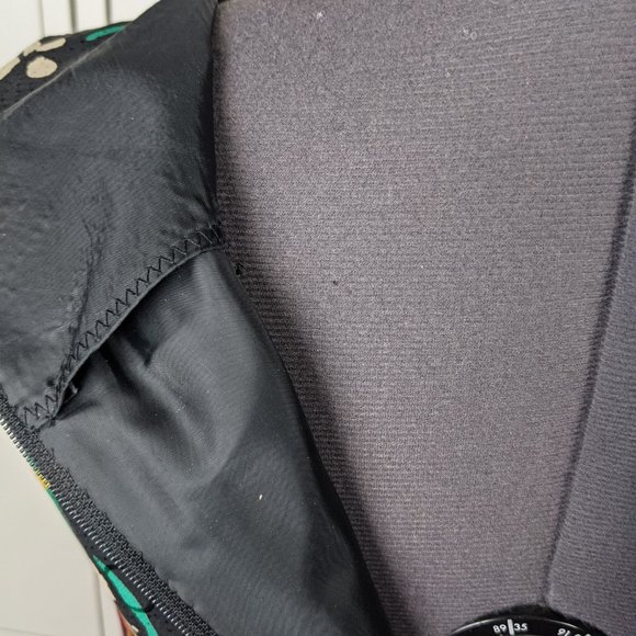 Black Sleeveless Multi Colored Floral Dress - Picture 6 of 6